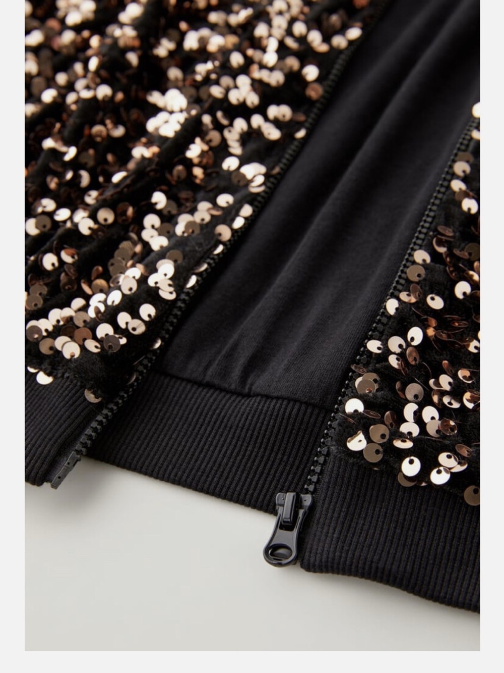 ZARA | Girls 8-9 | Sequin Bomber Jacket